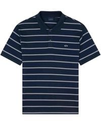 Paul & Shark - Double Pique Cotton Pole Lines - Lyst