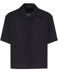 Giuliano Galiano - Molten Wool Blend Shirt - Lyst