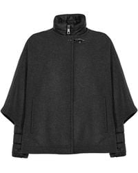 Fay - 3-In-1 Double-Faced Carded Wool Cape - Lyst