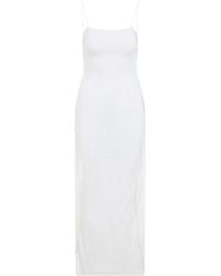 Jacquemus - La Robe Maille Plumetis Long Dress - Lyst