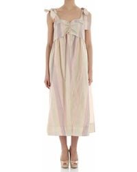 See By Chloé - Striped Dress - Lyst