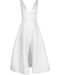 Philosophy Di Lorenzo Serafini - Long Dress With Floral Embroidery - Lyst