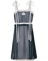 Marc Jacobs - Ribbon Strap Chiffon Dress - Lyst