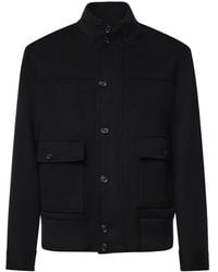 Lardini - Wool And Cashmere Jacket - Lyst