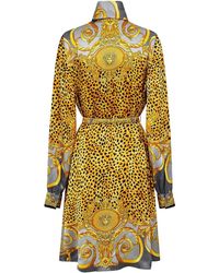 Versace - Vestito Chemisier - Lyst
