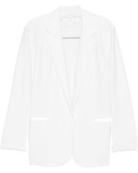 Norma Kamali - Oversized Single-Breasted Blazer Jacket - Lyst