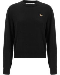 Maison Kitsuné - Suéter Cuello Redondo - Lyst