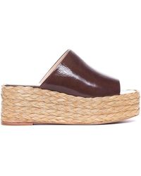 Paloma Barceló - Pilline Wedges With Round Toe - Lyst