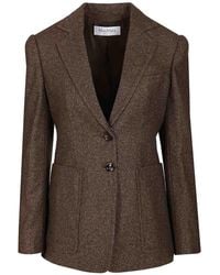 Max Mara - Wool Tweed Jacket - Lyst