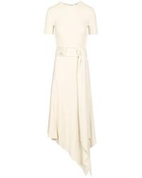 Alaïa - Jersey Dress With Belt - Lyst