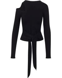 FEDERICA TOSI - Sweater With Cut-Out Shoulder Detail - Lyst
