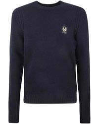 Belstaff - Iconic Logo Wool Sweater - Lyst