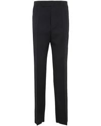 SAPIO - Wool Trousers Sideband Detail - Lyst