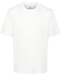 Brunello Cucinelli - Crewneck Short-Sleeved T-Shirt - Lyst