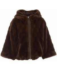 Pinko - Cadetia Faux Fur Jacket - Lyst