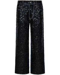 P.A.R.O.S.H. - Cotton Denim Straight-Leg Jeans - Lyst