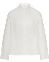 Transit - Linen Shirt With Classic Collar - Lyst