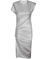 Rabanne - Metallic Jersey Dress - Lyst