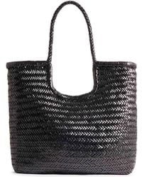 Dragon Diffusion - Ns Diagonal Leather Tote Bag - Lyst