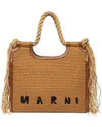Marni - Marcel Summer Logo Handbag - Lyst
