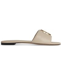 Tory Burch - Eleanor Leather Slippers - Lyst
