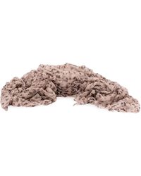 Brunello Cucinelli - Cashmere Scarf With Lynx - Lyst