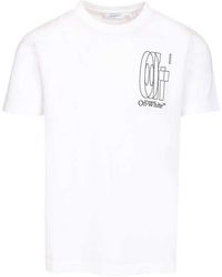 Off-White c/o Virgil Abloh - Outline Double Arrow Slim T-Shirt - Lyst