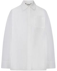 Max Mara - Linen Canvas Shirt - Lyst