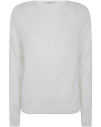Nuur - Boxy Long Sleeves Round Neck Sweater - Lyst