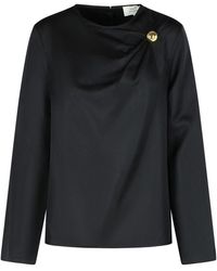 Loulou de Saison - Azae Blouse Draped - Lyst