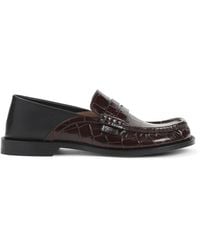Loewe - Campo Flap Back Loafers - Lyst