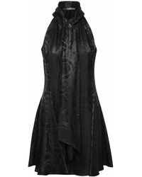 Versace - 'barocco' Dress In Silk Blend - Lyst