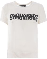 DSquared² - Logo Print T-Shirt - Lyst