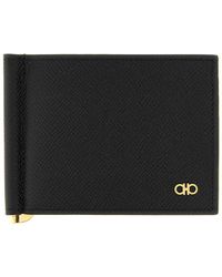Ferragamo - Gancini Wallet With Clip - Lyst
