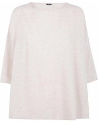 Apuntob - Boatneck Dropped Shoulder Loose Fit Blouse - Lyst