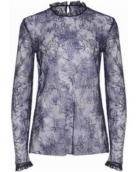 Alberta Ferretti - Shirt Made Of Lace - Lyst
