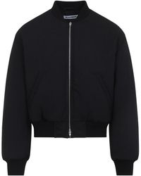 Jil Sander - Cropped Bomber Jacket - Lyst