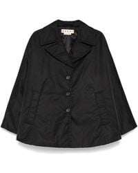 Marni - Twill Coat - Lyst