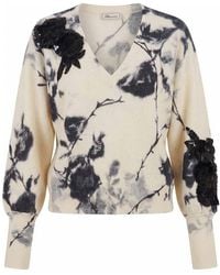 Blumarine - Pull Col Rond - Lyst