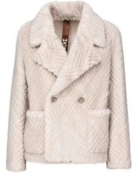GLOX - Fur Jacket - Lyst