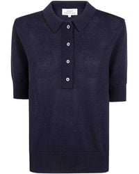 Studio Nicholson - Knitted Polo Top - Lyst