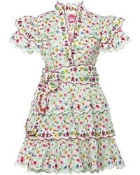 Celiab - Haze Floral Print Dress - Lyst