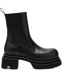 Rick Owens - Bogun Leather Ankle Boots - Lyst
