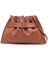 Boyy - Scrunchy Satchel Soft Leather Shoulder Bag - Lyst