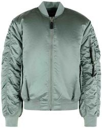 Alpha Industries - Ma-1 Uv Silverblue Nylon Bomber Jacket - Lyst
