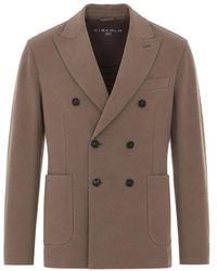 Circolo 1901 - Double-Breasted Light Fleece Blazer - Lyst
