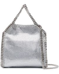 Stella McCartney - Falabella Tiny All Over Crystal Tote Bag - Lyst