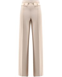 Elisabetta Franchi - Straight-Leg Tailored Pants - Lyst