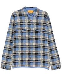 Guest In Residence - Checked Cashmere Shirt - Lyst