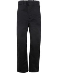 Lemaire - Light Belted Twisted Pants - Lyst